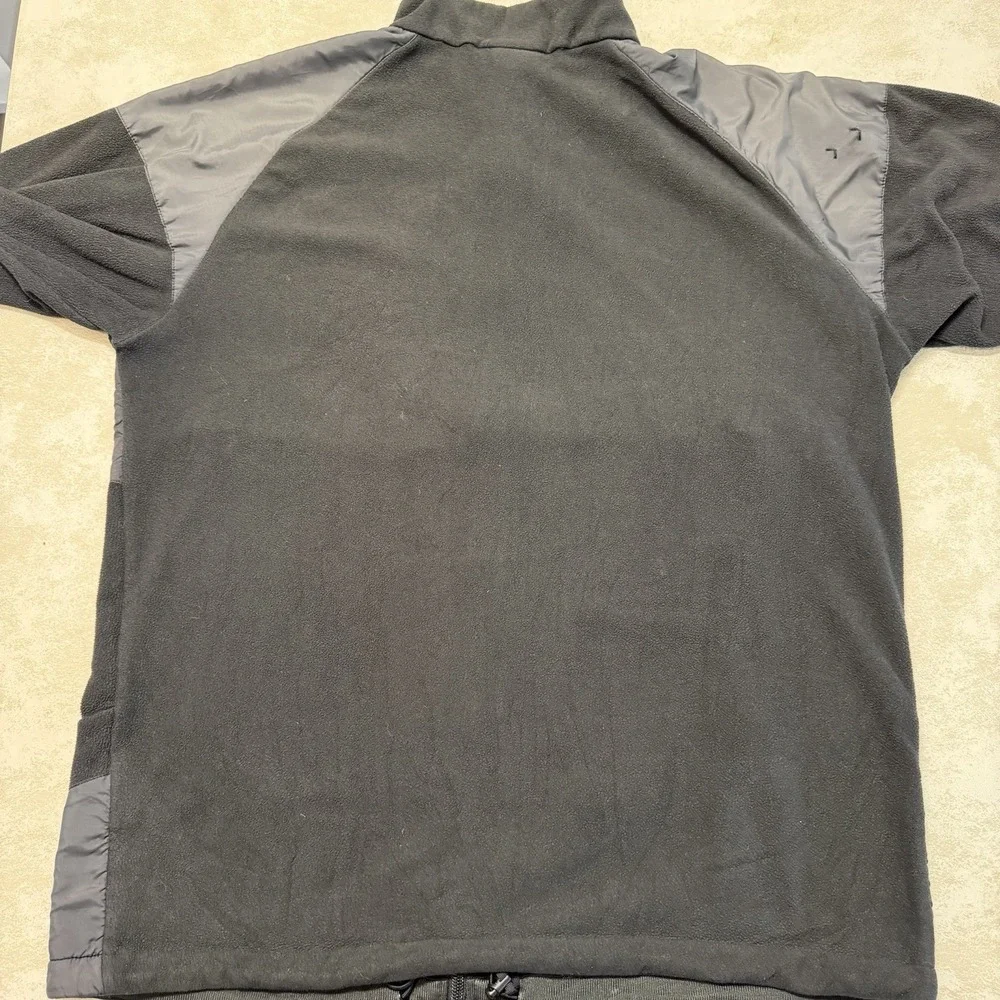 The North Face Cascade Polartec Fleece Jacket Mens L Black Full Zip Outdoor